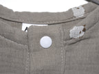 Camiseta  Infantil de Algodón Orgánico Marron - Manga Corta de Ovejas
