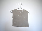Camiseta  Infantil de Algodón Orgánico Marron - Manga Corta de Ovejas