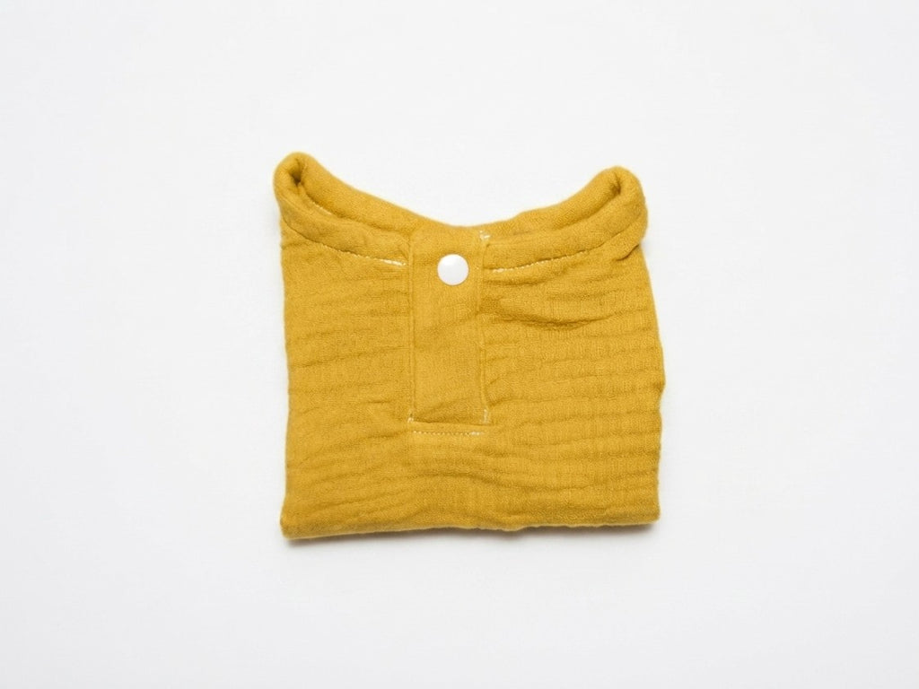 Camiseta  Infantil de Algodón Orgánico Amarillo - Manga Corta