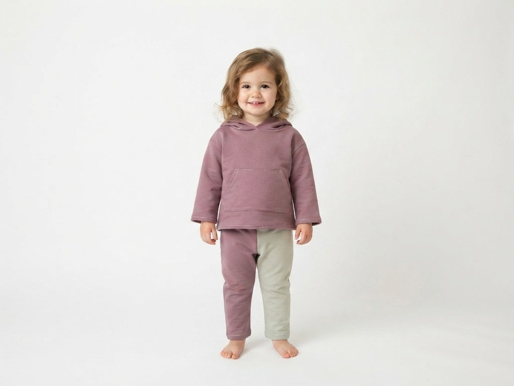 Sudadera Infantil de Algodón Orgánico Rosa