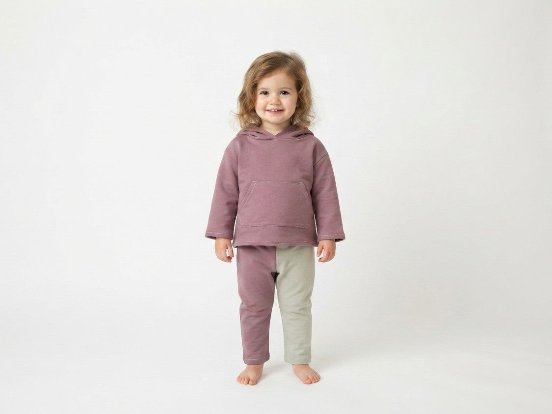 Sudadera Infantil de Algodón Orgánico Rosa