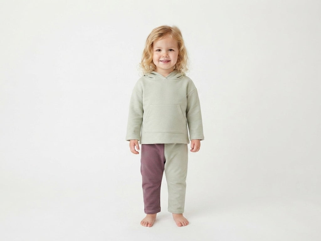 Sudadera Infantil de Algodón Orgánico Verde