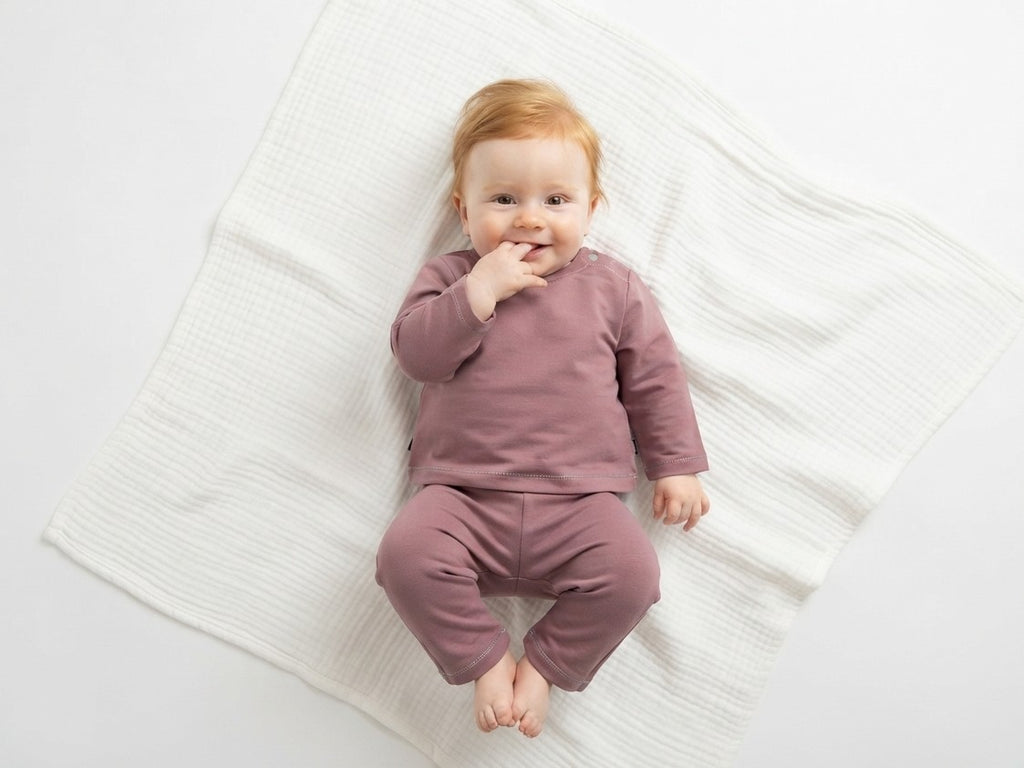 Sudadera Infantil de Algodón Orgánico Rosa
