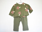 Sudadera Infantil de Algodón Orgánico Verde - Setas