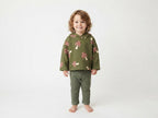 Sudadera Infantil de Algodón Orgánico Verde - Setas