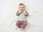 Sudadera Infantil de Algodón Orgánico Verde - con Mangas y Capucha Rosa