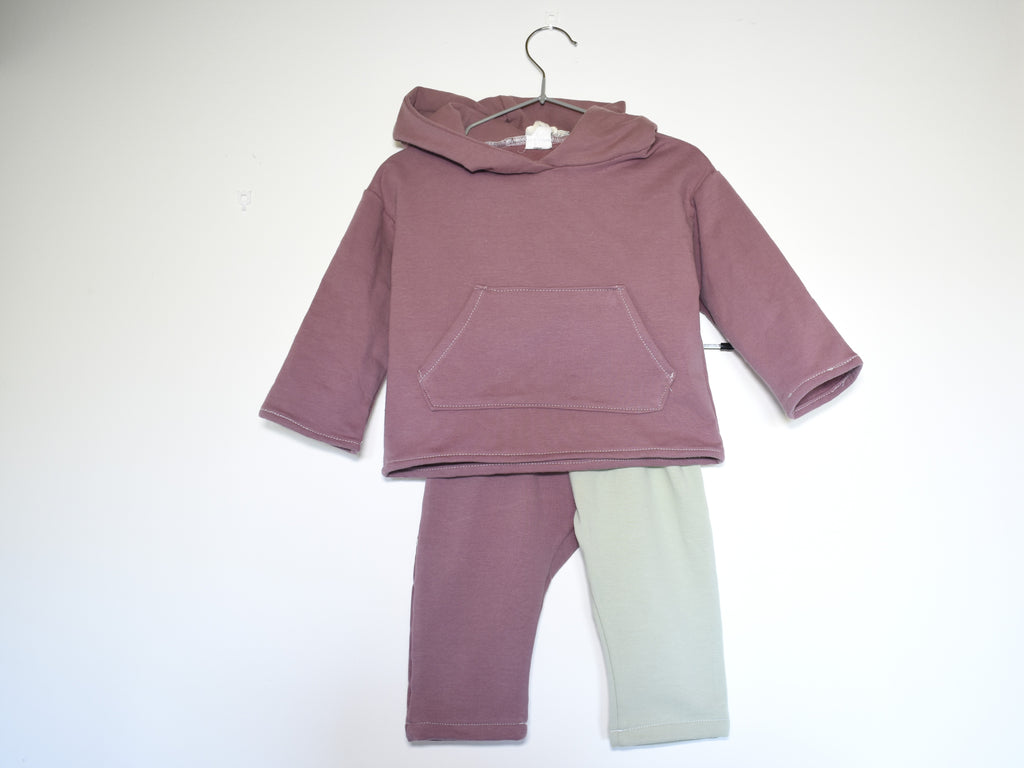 Sudadera Infantil de Algodón Orgánico Rosa