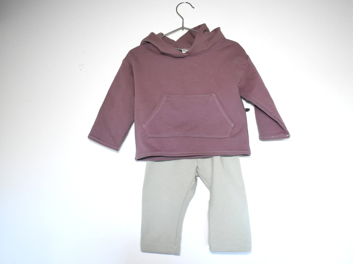 Sudadera Infantil de Algodón Orgánico Rosa