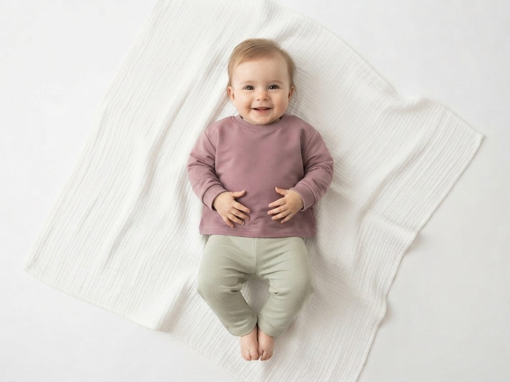 Sudadera Infantil de Algodón Orgánico Rosa
