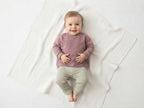 Sudadera Infantil de Algodón Orgánico Rosa