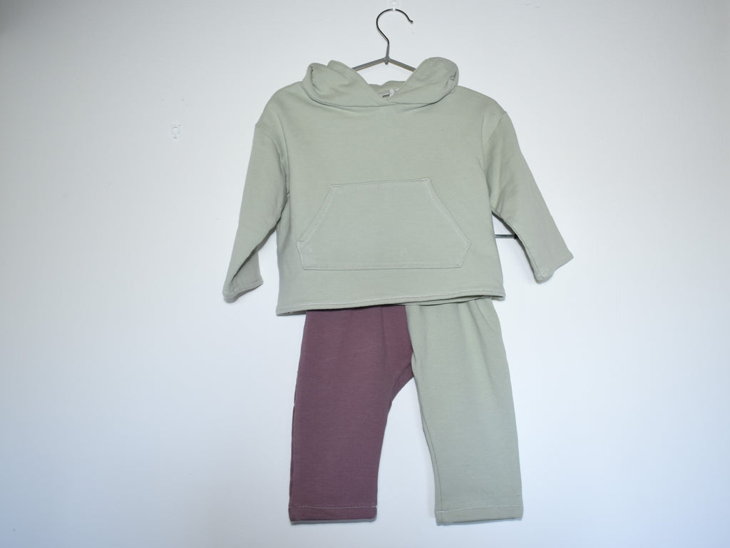 Sudadera Infantil de Algodón Orgánico Verde