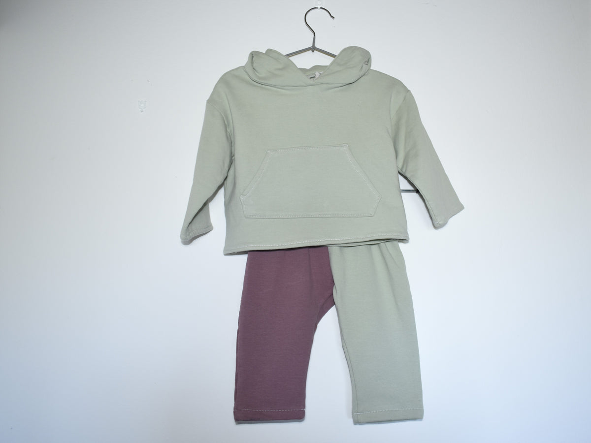 Sudadera Infantil de Algodón Orgánico Verde