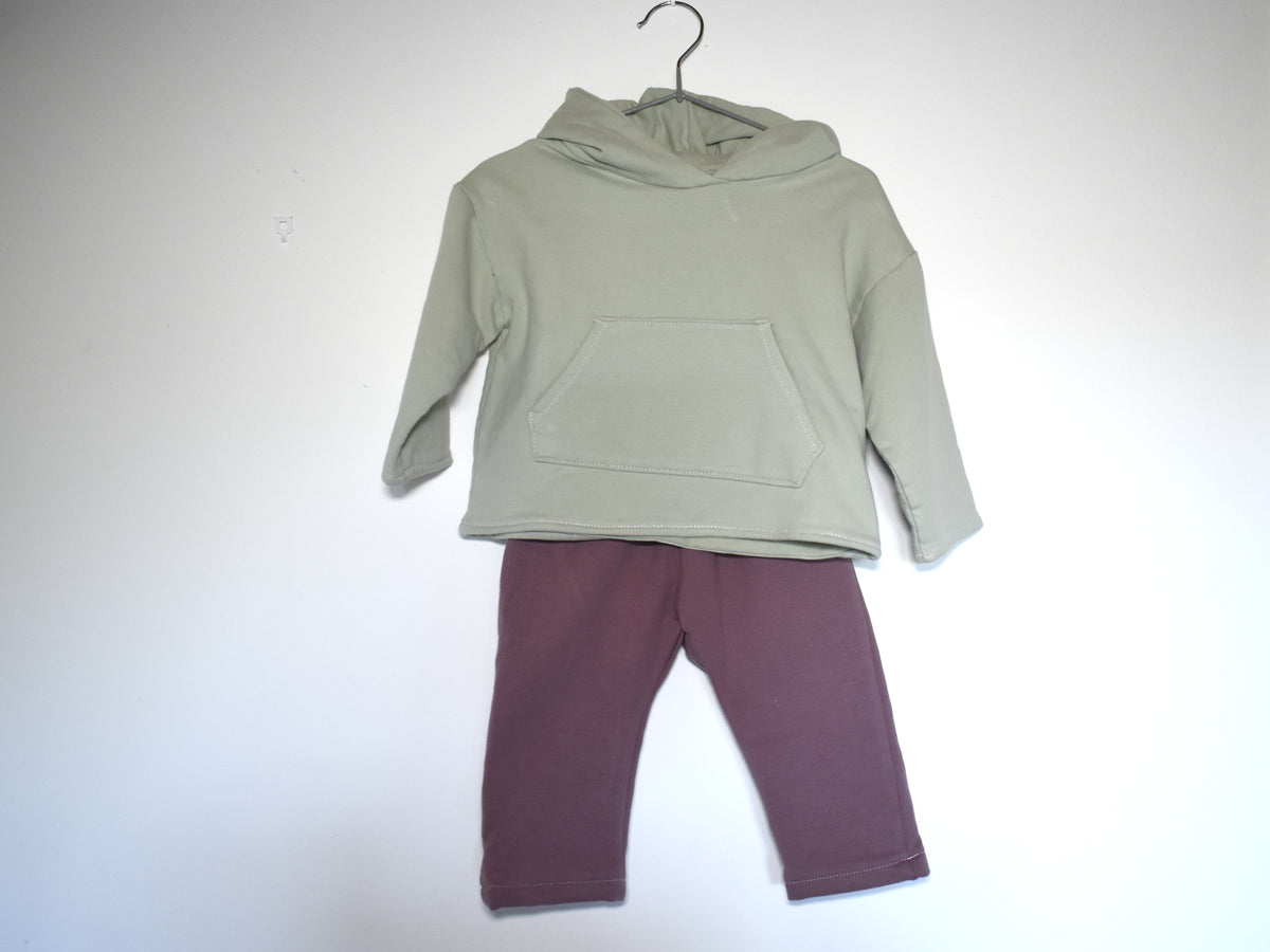 Sudadera Infantil de Algodón Orgánico Verde