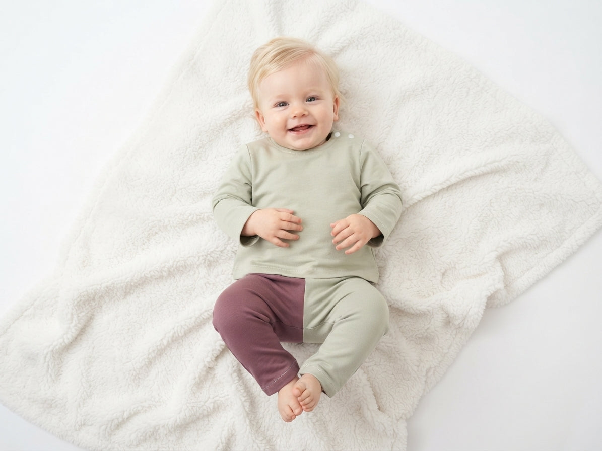 Sudadera Infantil de Algodón Orgánico Verde