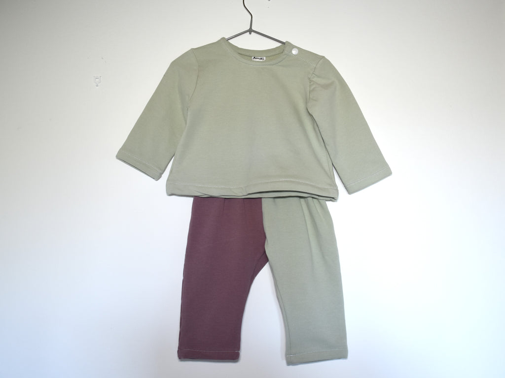 Sudadera Infantil de Algodón Orgánico Verde