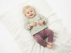 Pantalones Largos Infantil de Algodón Orgánico Rosa