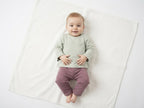 Pantalones Largos Infantil de Algodón Orgánico Rosa