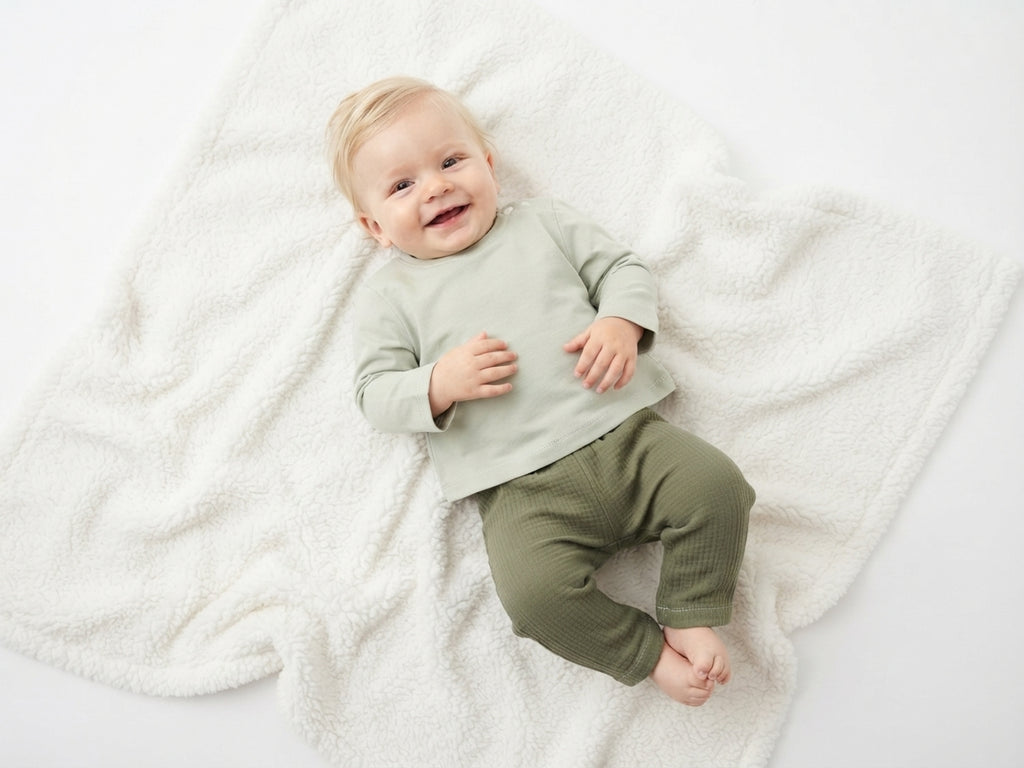 Sudadera Infantil de Algodón Orgánico Verde