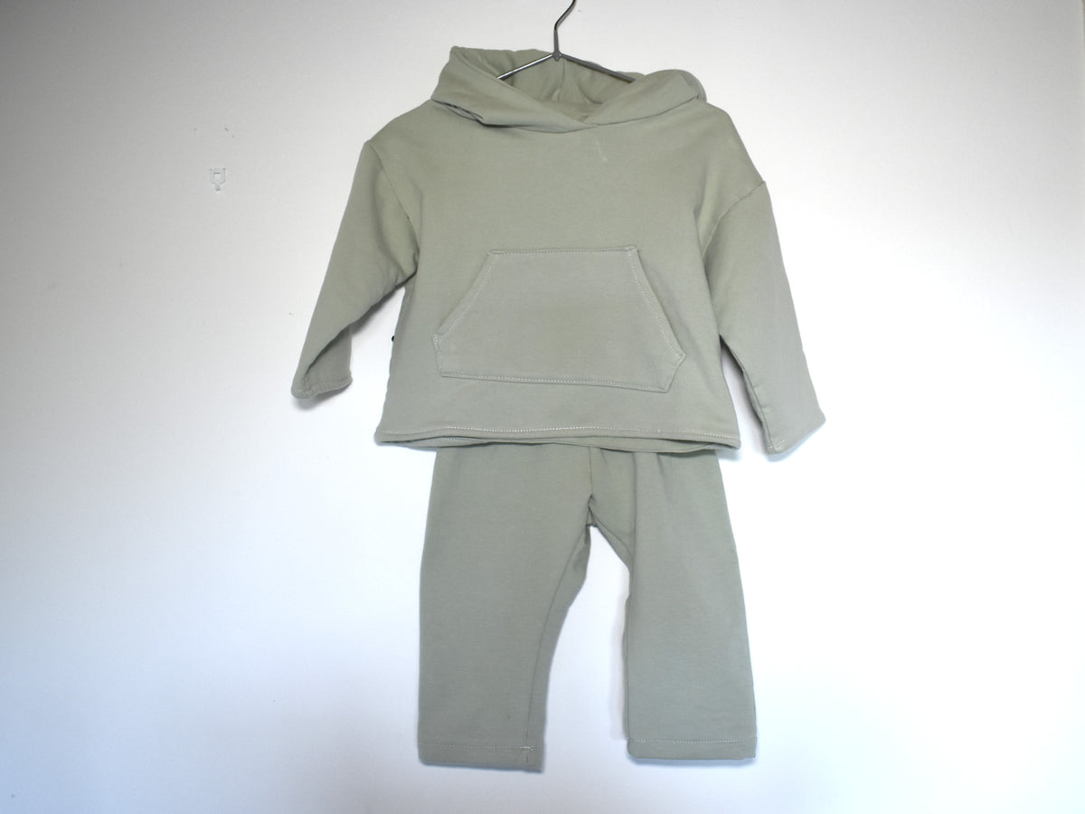 Sudadera Infantil de Algodón Orgánico Verde