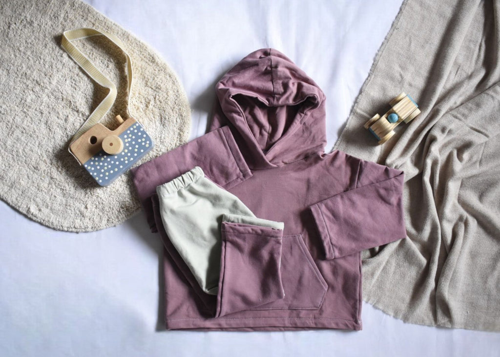 Sudadera Infantil de Algodón Orgánico Rosa