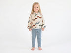 Pantalones Largos Infantil de Algodón Orgánico Azul