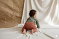 Pantalones Largos  Infantil de Algodón Orgánico Teja