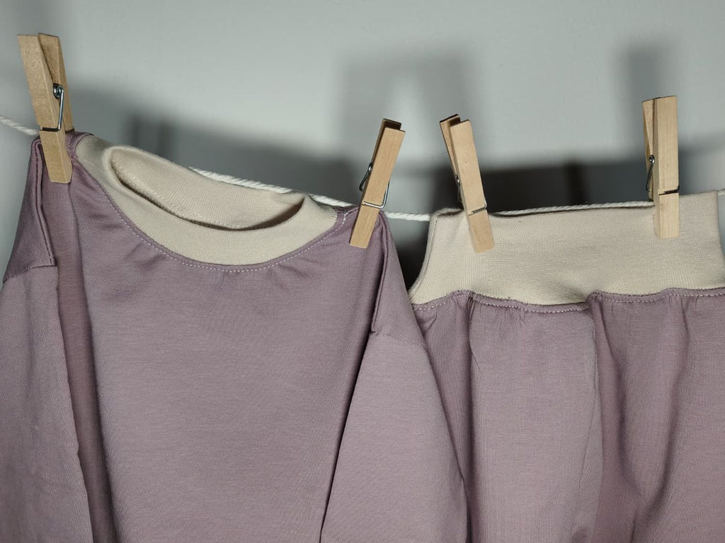 Sudadera Infantil de Algodón Orgánico Rosa con Puños