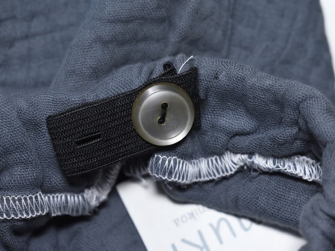 Pantalon Corto Infantil de Algodón Orgánico Azul Oscuro