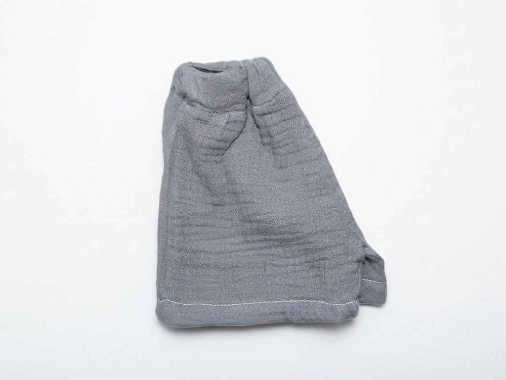 Pantalon Corto Infantil de Algodón Orgánico Azul Oscuro