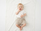 Pantalones Cortos Infantil de Algodón Orgánico - Ovejas
