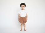 Pantalones Cortos Infantil de Algodón Orgánico Tierra