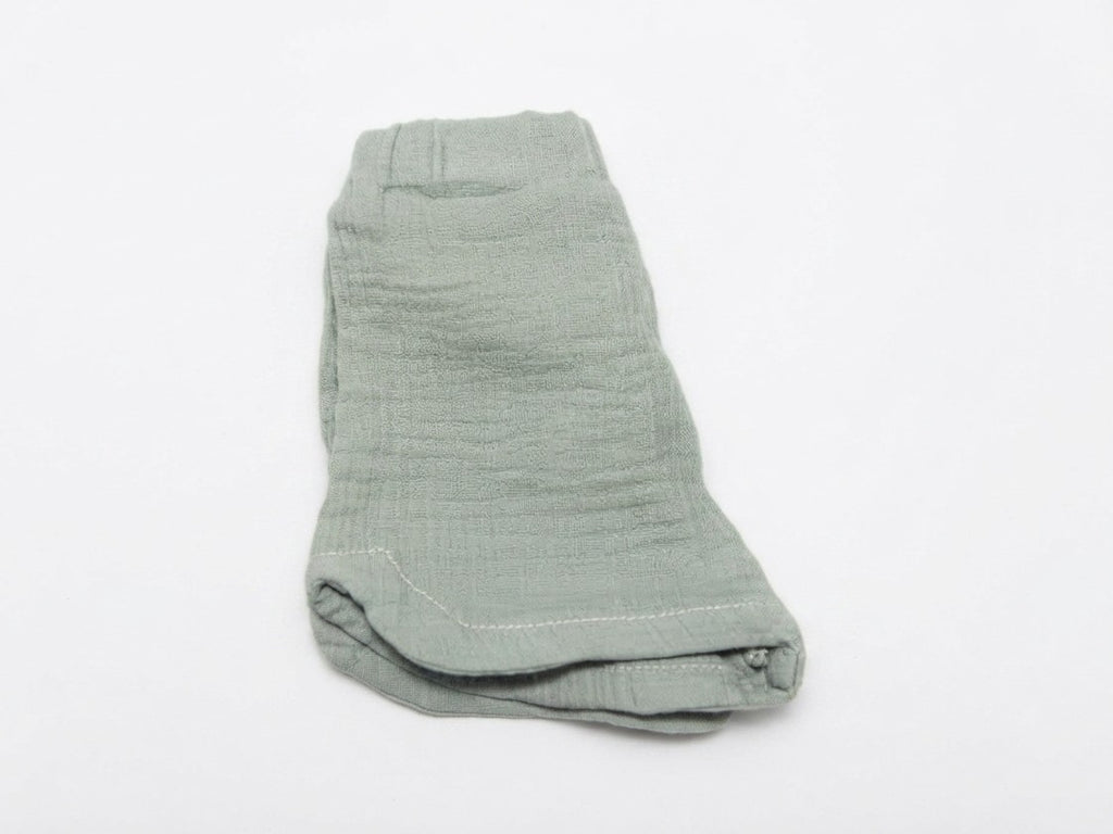 Pantalones Cortos  Infantil de Algodón Orgánico Azul Verdoso