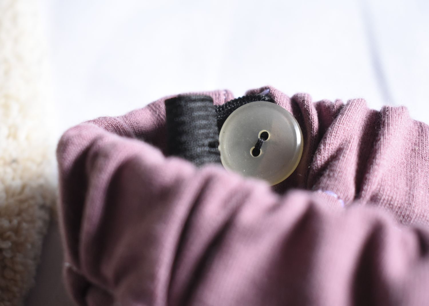 Pantalones Largos Infantil de Algodón Orgánico Rosa