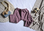 Pantalones Largos Infantil de Algodón Orgánico Rosa