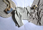 Pantalones Largos  Infantil de Algodón Orgánico Verde