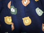 Pantalones Largos  Infantil de Algodón Orgánico Azul - Osos