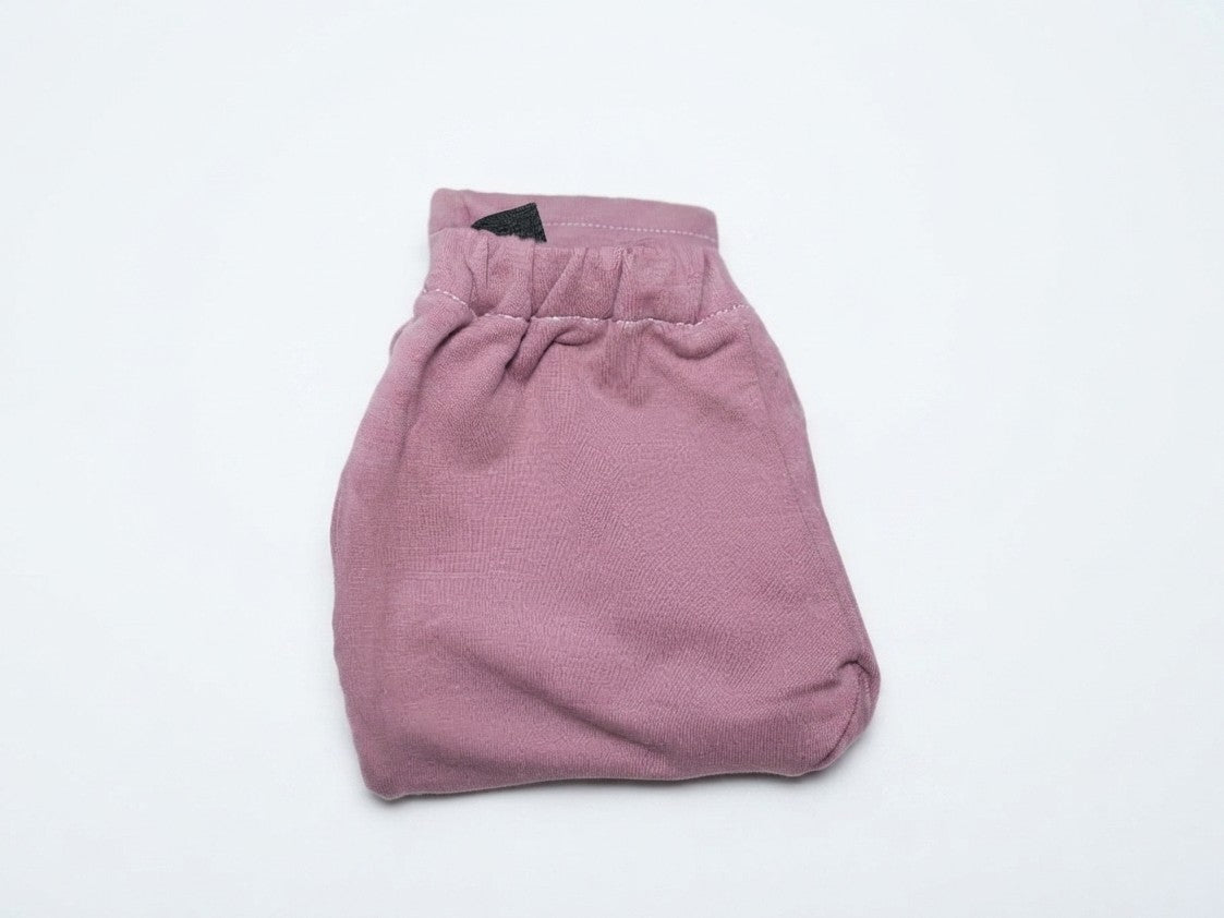 Pantalones Largos Infantil de Algodón Orgánico Rosa
