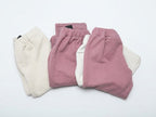 Pantalones Largos Infantil de Algodón Orgánico Rosa y Verde