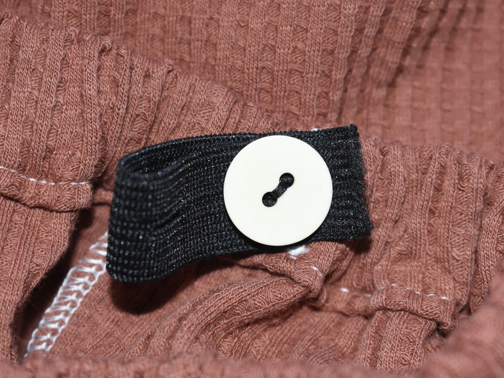 Pantalones Largos  Infantil de Algodón Orgánico Teja