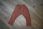 Pantalones Largos  Infantil de Algodón Orgánico Teja