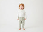 Pantalones Largos  Infantil de Algodón Orgánico Verde