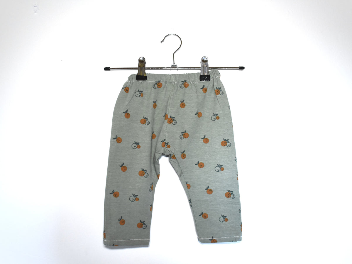 Pantalones Largos  Infantil de Algodón Orgánico - Naranjitas