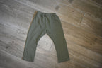 Pantalones Largos Infantil de Algodón Orgánico Verde Oscuro