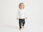 Pantalones Largos  Infantil de Algodón Orgánico Azul - Osos