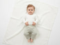 Pantalones Largos  Infantil de Algodón Orgánico Verde