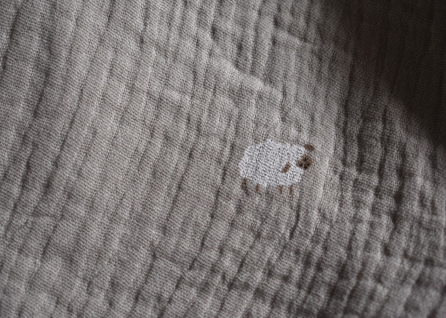 Pantalones Cortos Infantil de Algodón Orgánico - Ovejas