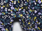 Peto Infantil de Algodón Orgánico Azul Floral