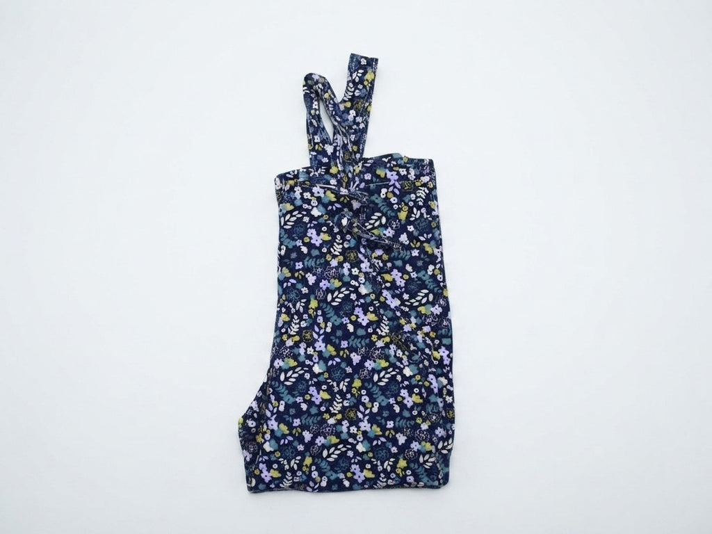 Peto Infantil de Algodón Orgánico Azul Floral