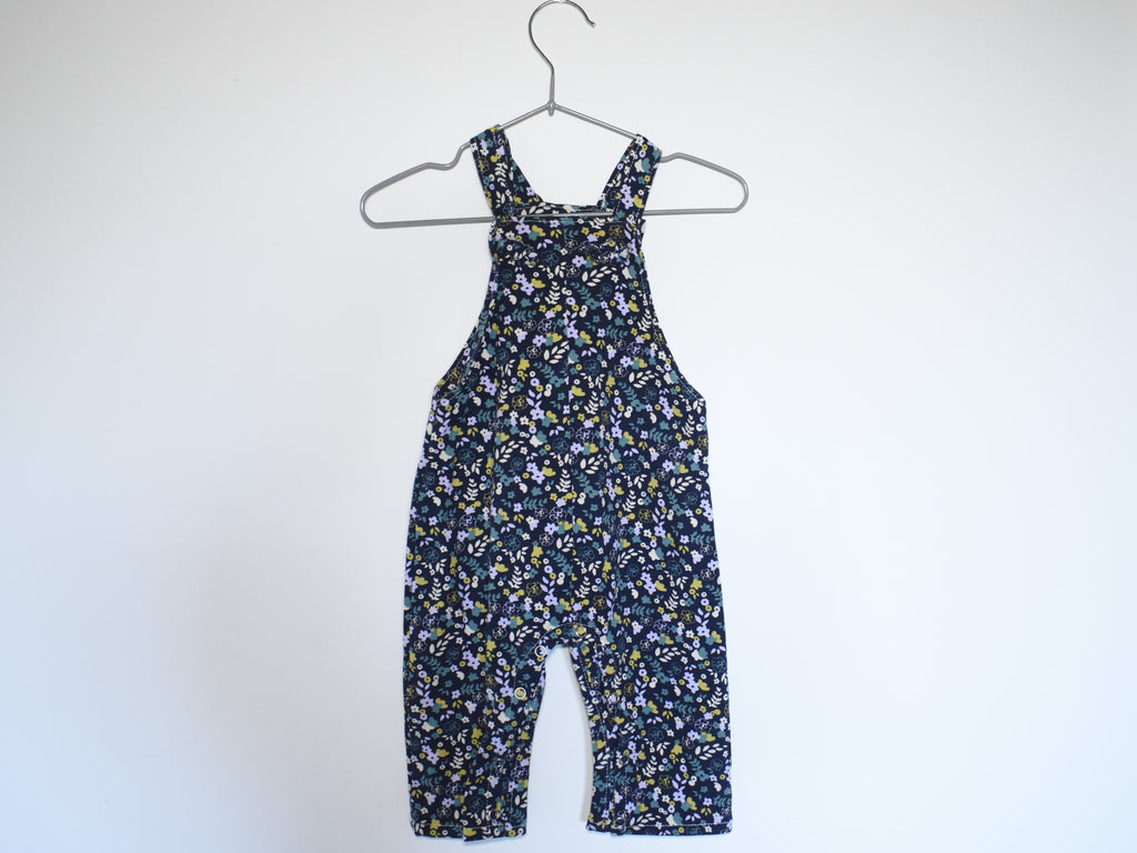 Peto Infantil de Algodón Orgánico Azul Floral
