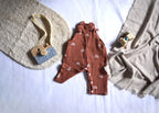 Peto Infantil de Algodón Orgánico Teja